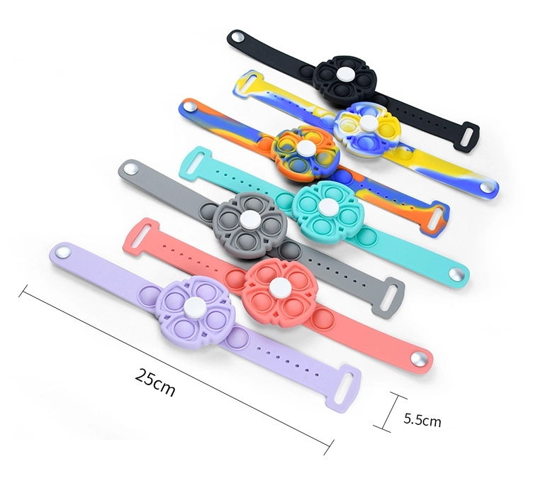 Pop It Spinning Fidget Bracelets Toy 10
