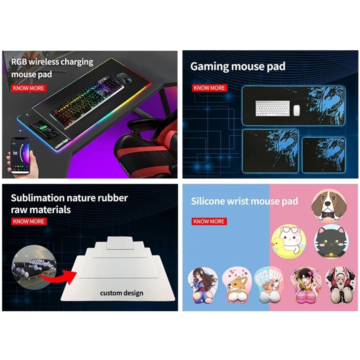 Mouse Pad with Antimicrobial Additive - Rectangle 3