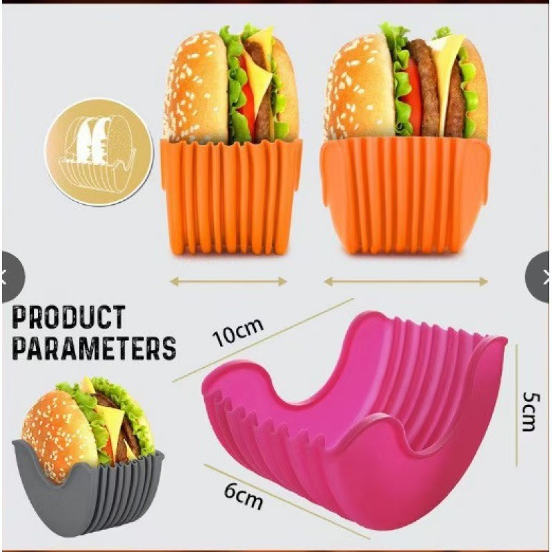 Silicone Hamburger Clip Wrap 7
