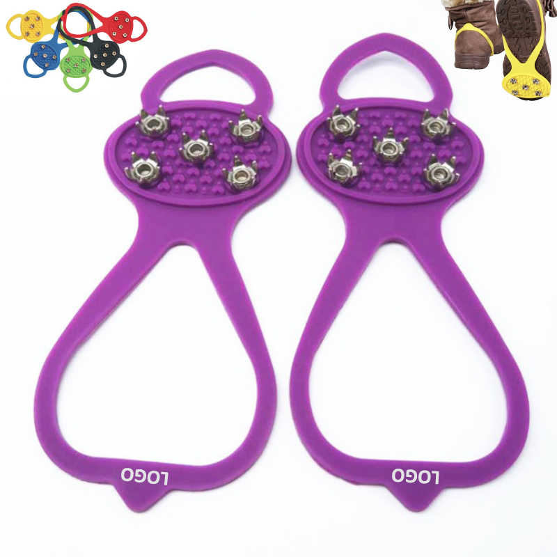 5 Spikes/Grips Anti-slip Crampons
