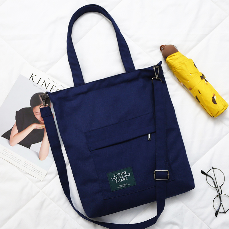 12OZ Polyester Cotton Canvas Sling Tote Bag 6
