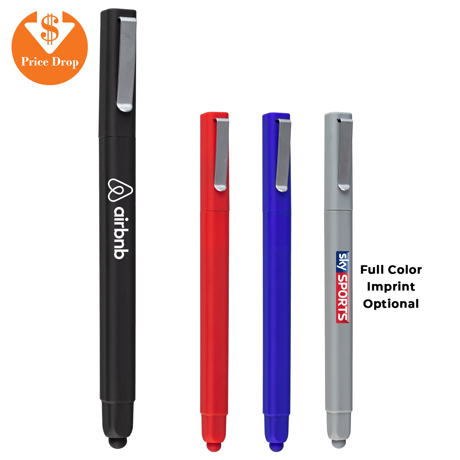 Cubic Soft Rubberized Touch Square Stylus Pen 4