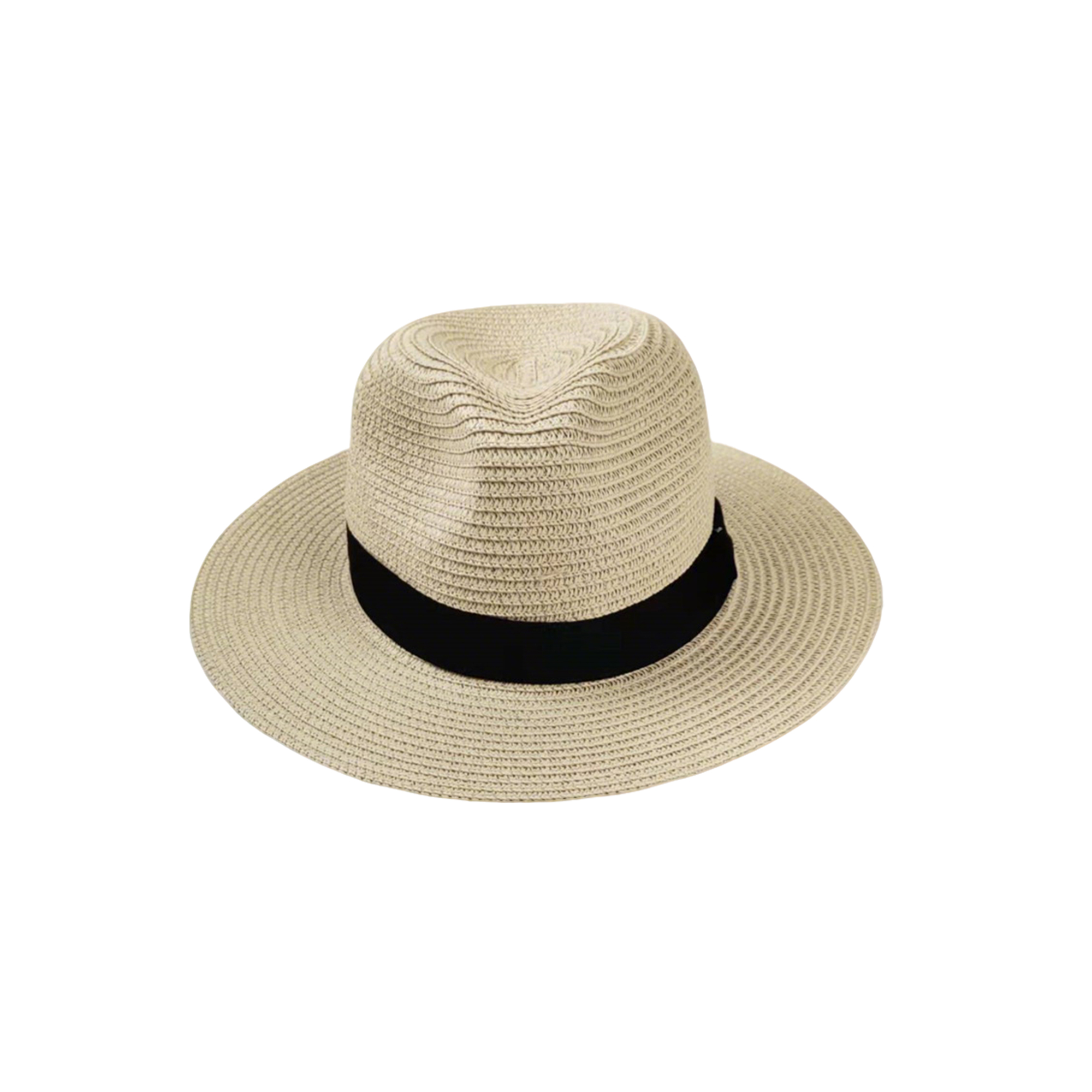 Paper Straw Panama Hat With Polyester Band 4