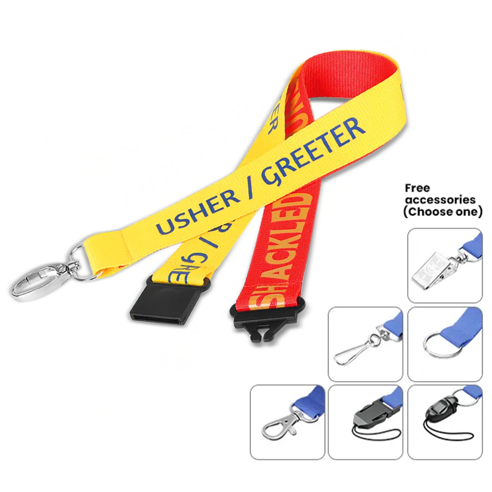 3/8" Two-Tone Lanyards 1