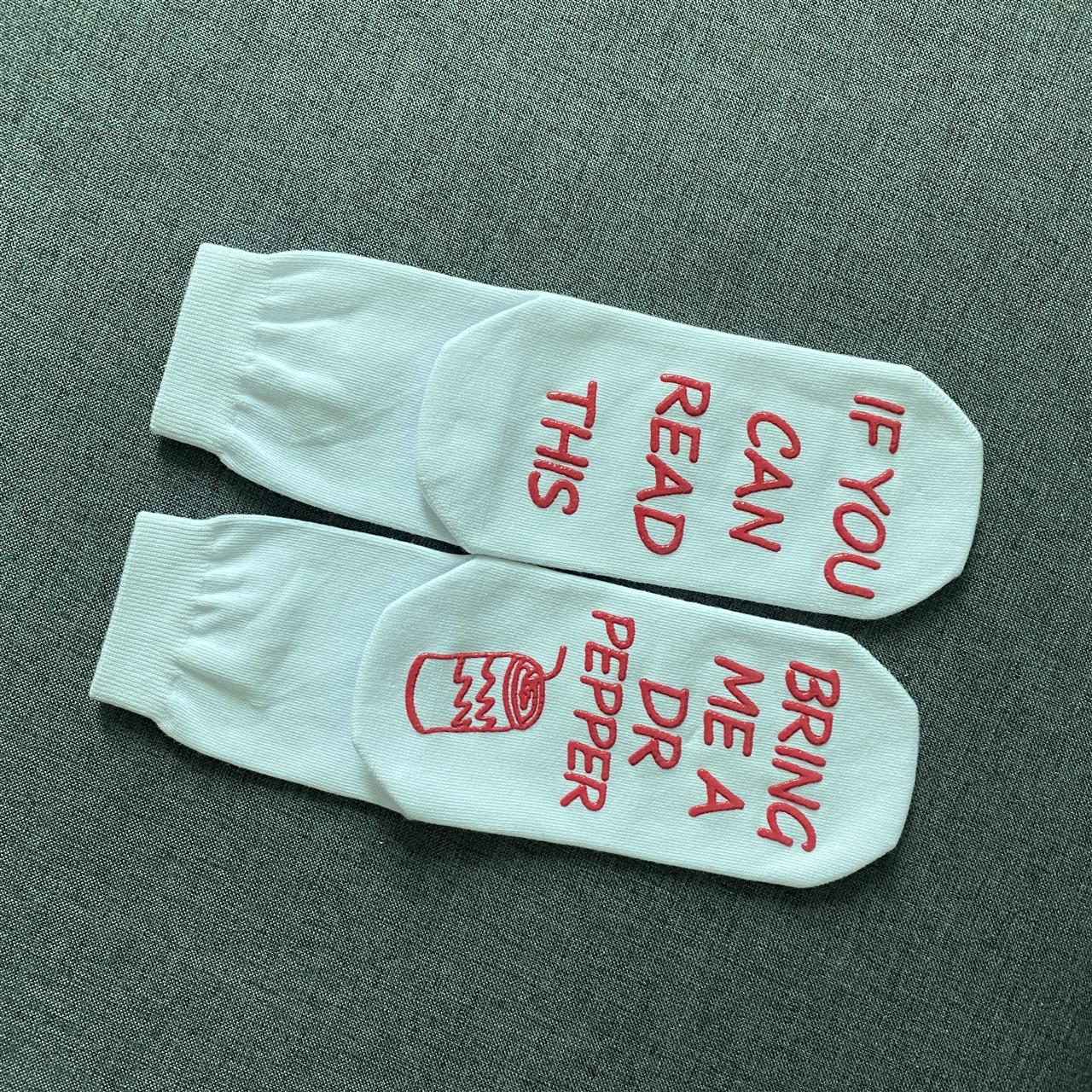 Anti Slip Grip Cotton Crew Socks 14