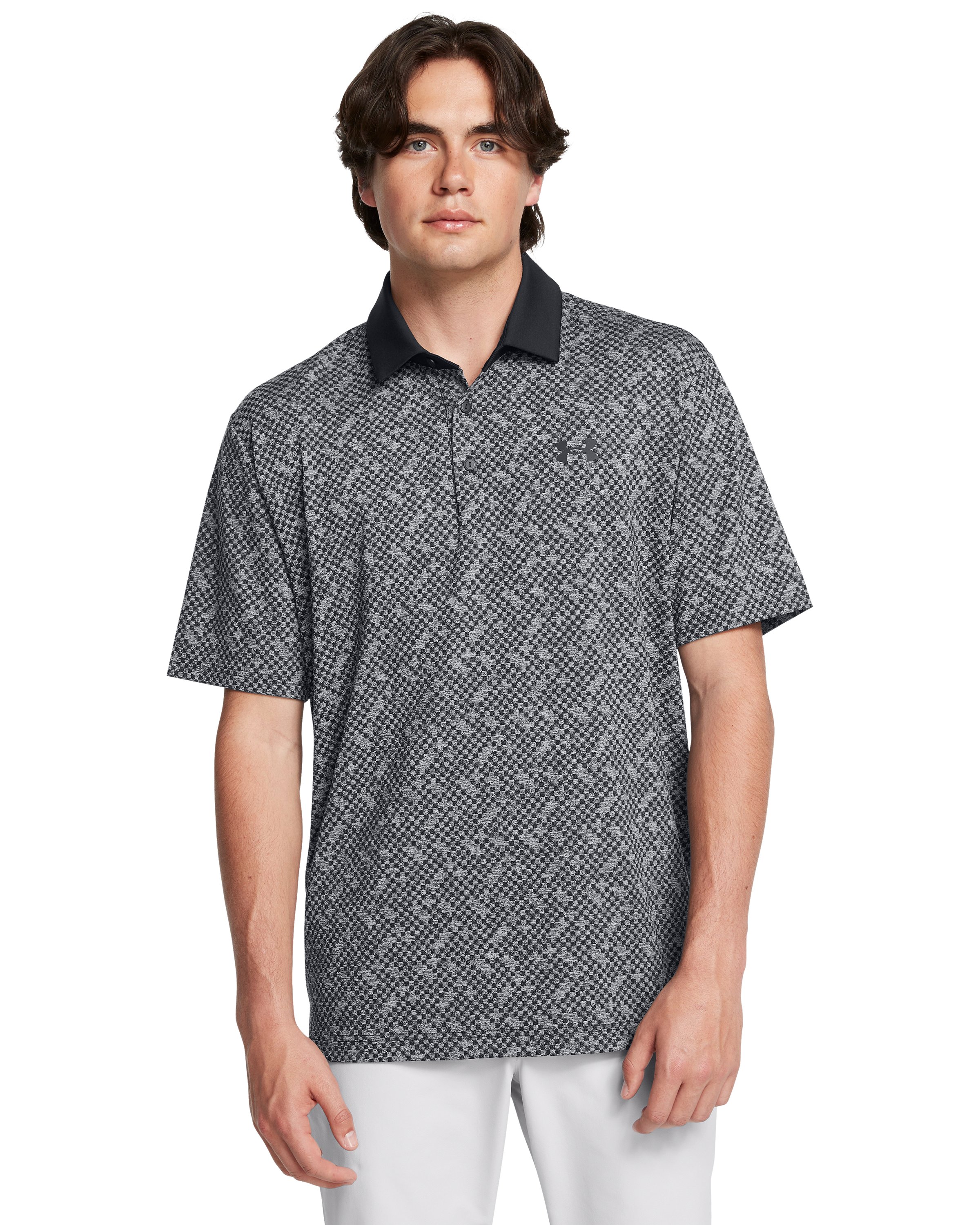 UA Playoff 3.0 Check Jacquard Men's Polo 4