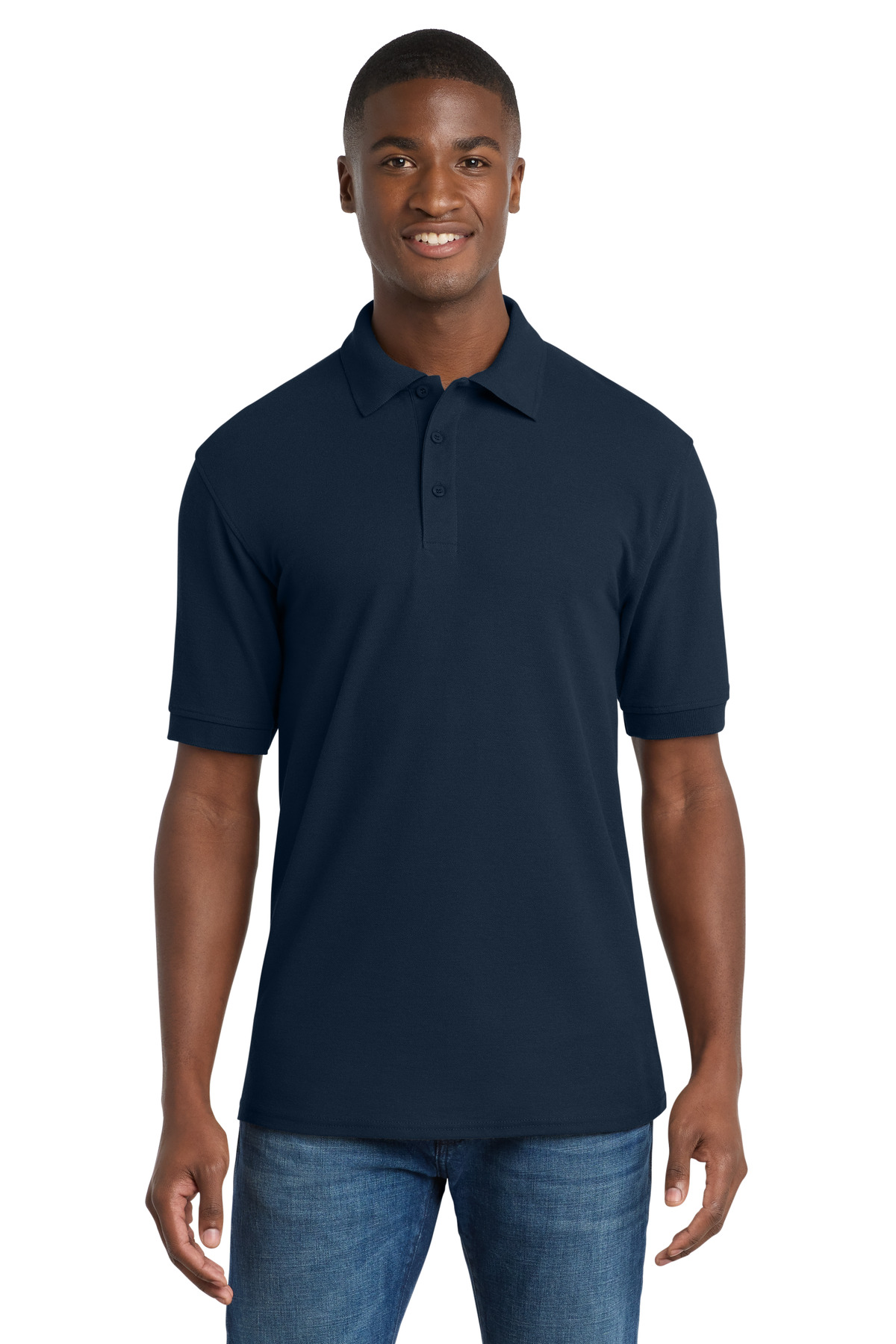 Port & Co Core Blend Pique Polo. KP155 36