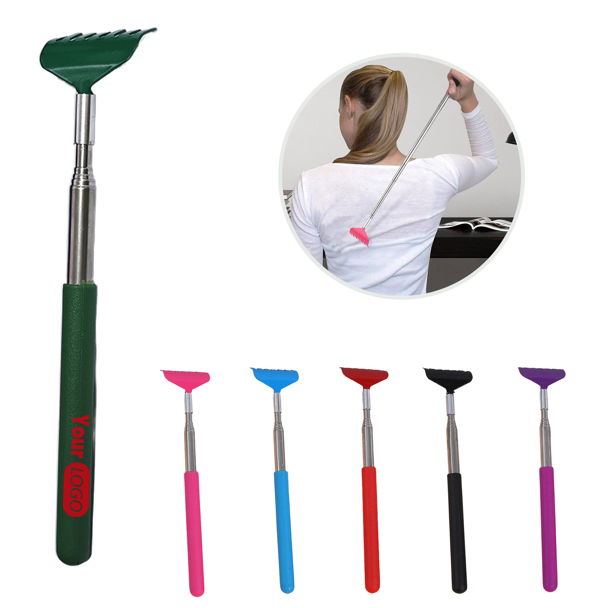 Portable Telescoping Metal Back Scratchers 1