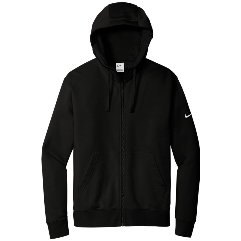 Nike Club Fleece Sleeve Swoosh Full-Zip Hoodie, custom hoodie or sweatshirt with logo imprint 11