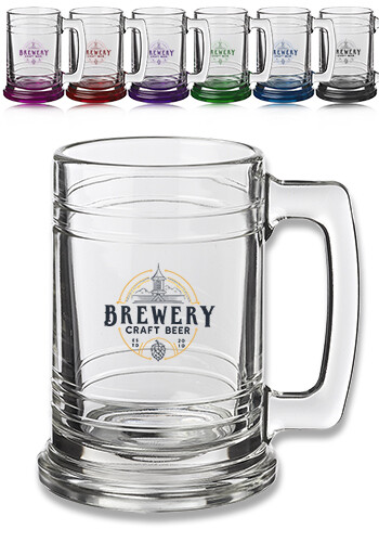 15 oz. Libbey Maritime Glass Beer Mugs