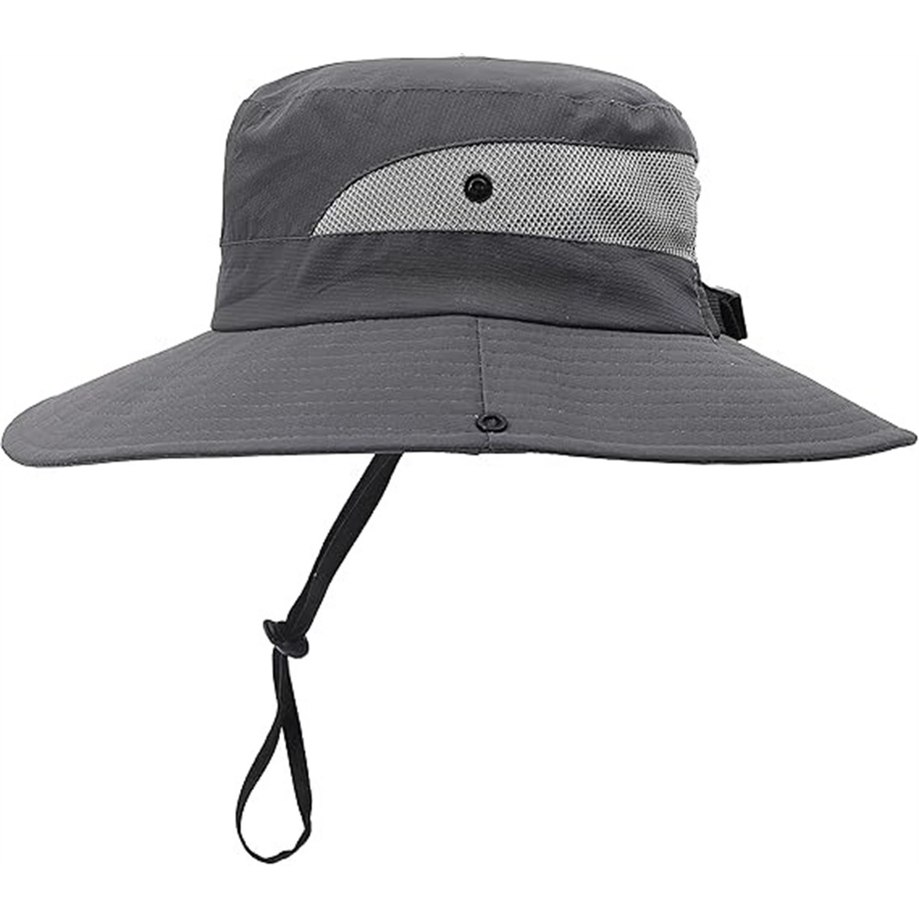 Womens Summer Foldable Cool Mesh Ponytail Bucket Hat 3