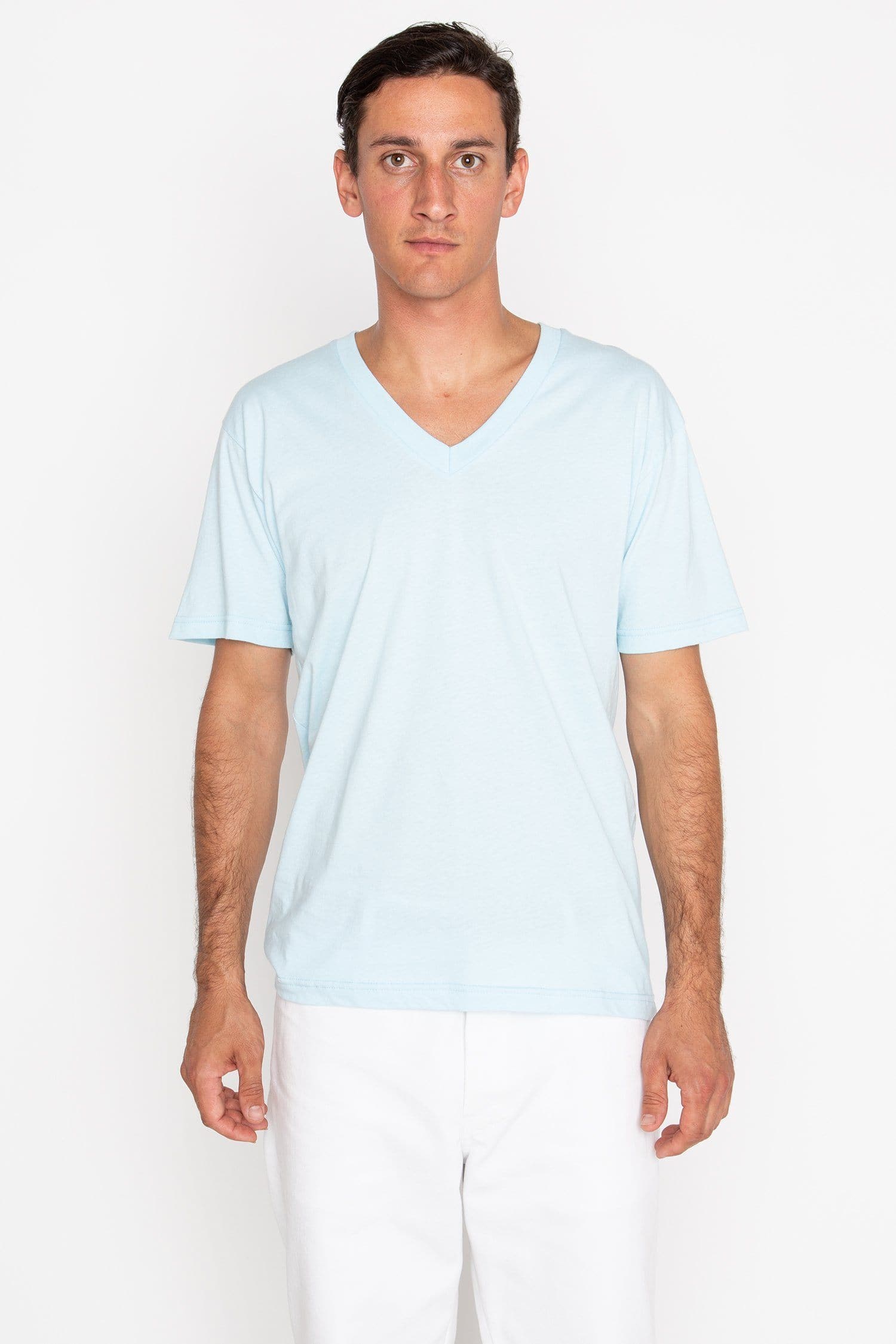 4.3 OZ FINE JERSEY V-NECK 11