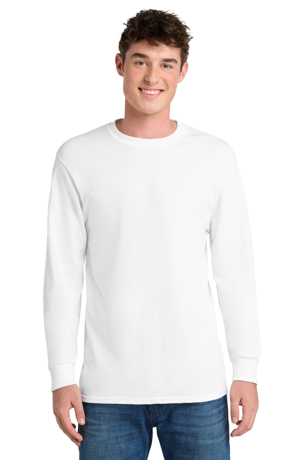 Port & Co Tall Long Sleeve Core Blend Tee. PC55LST 10