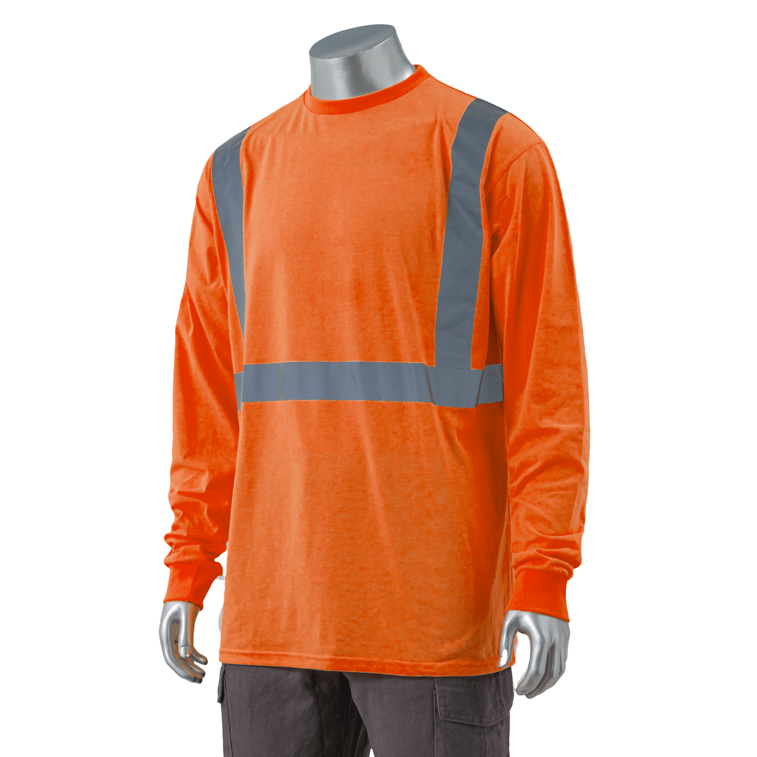 5 Oz. Poly-Cotton Class 2 Reflective Tape Safety T-Shirt 5