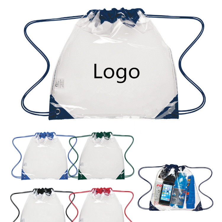 Clear Drawstring Backpack 1