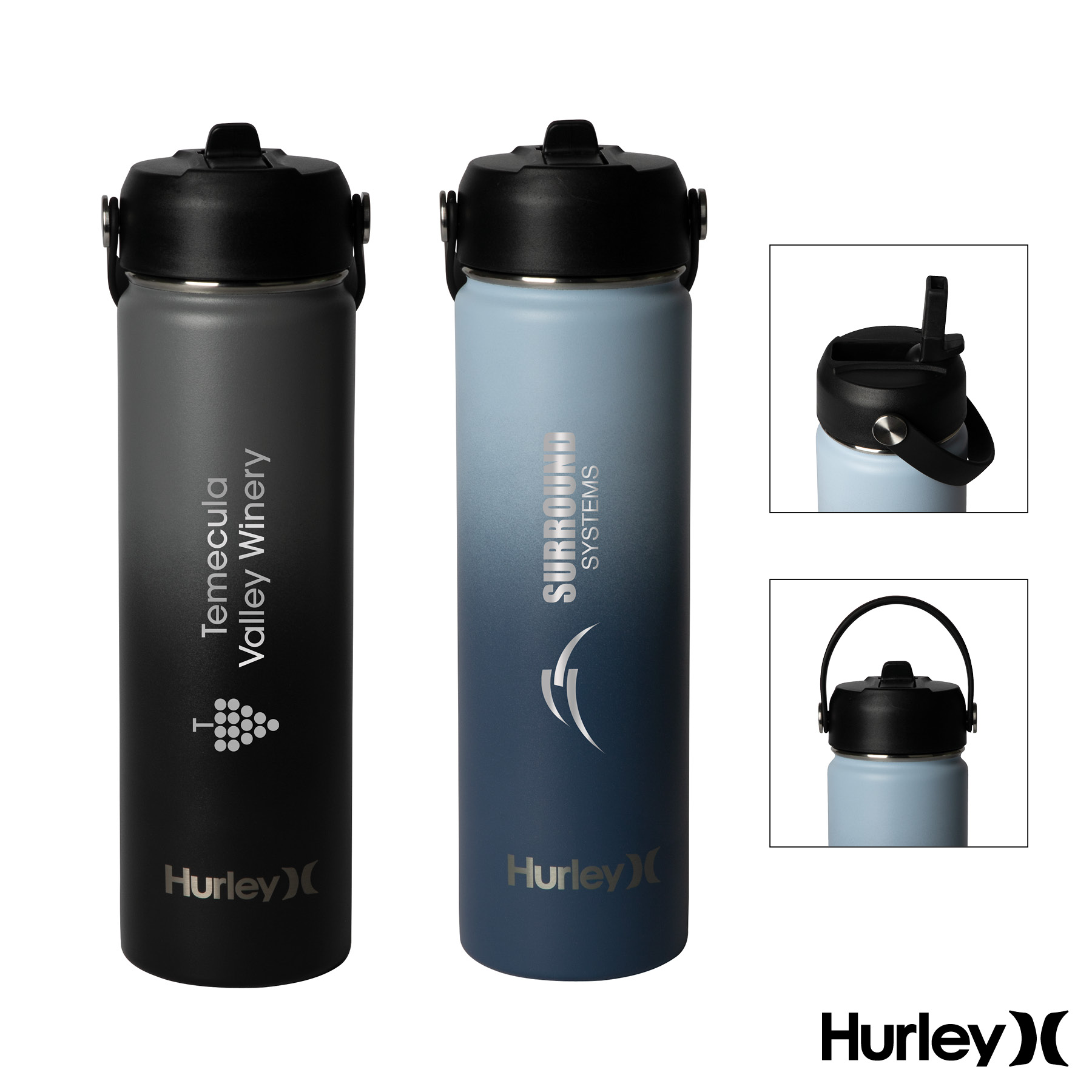 Hurley® Oasis 20 oz. Vacuum Insulated Water Bottle 12
