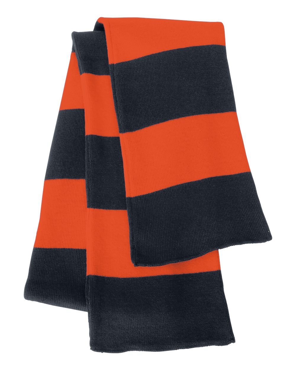 Rugby-Striped Knit Scarf - SP02 5