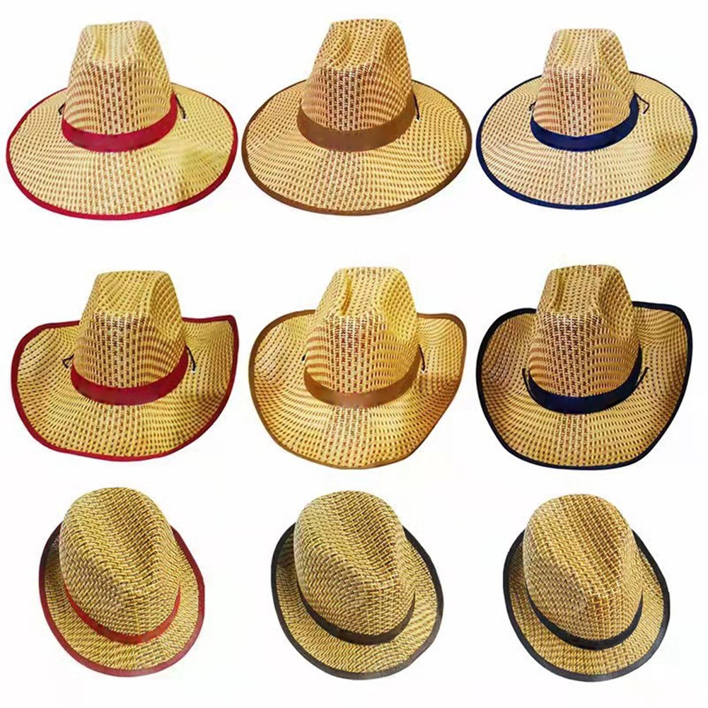 Adult Western Straw Cowboy Hat 5