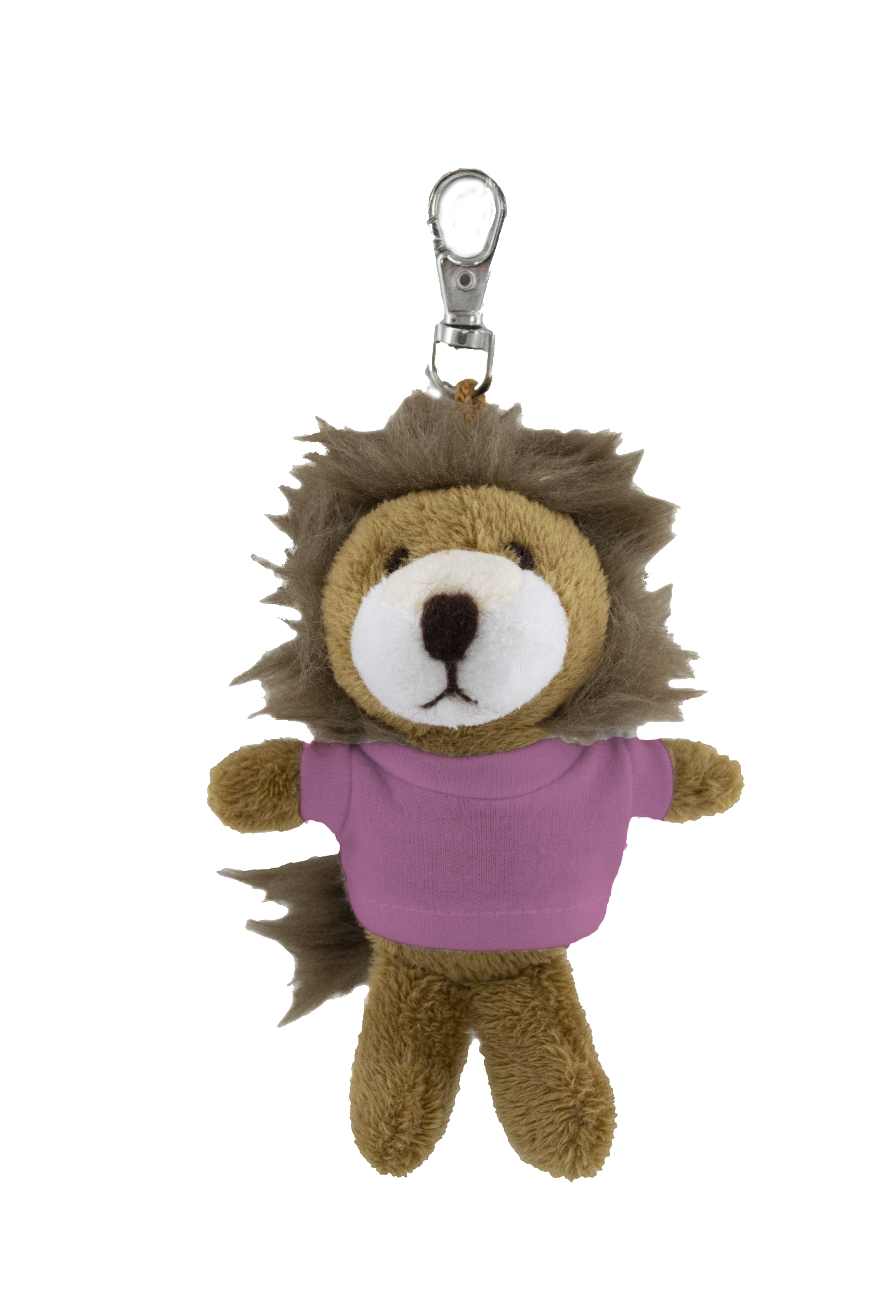 Plush Lion Keychain With Tee 3