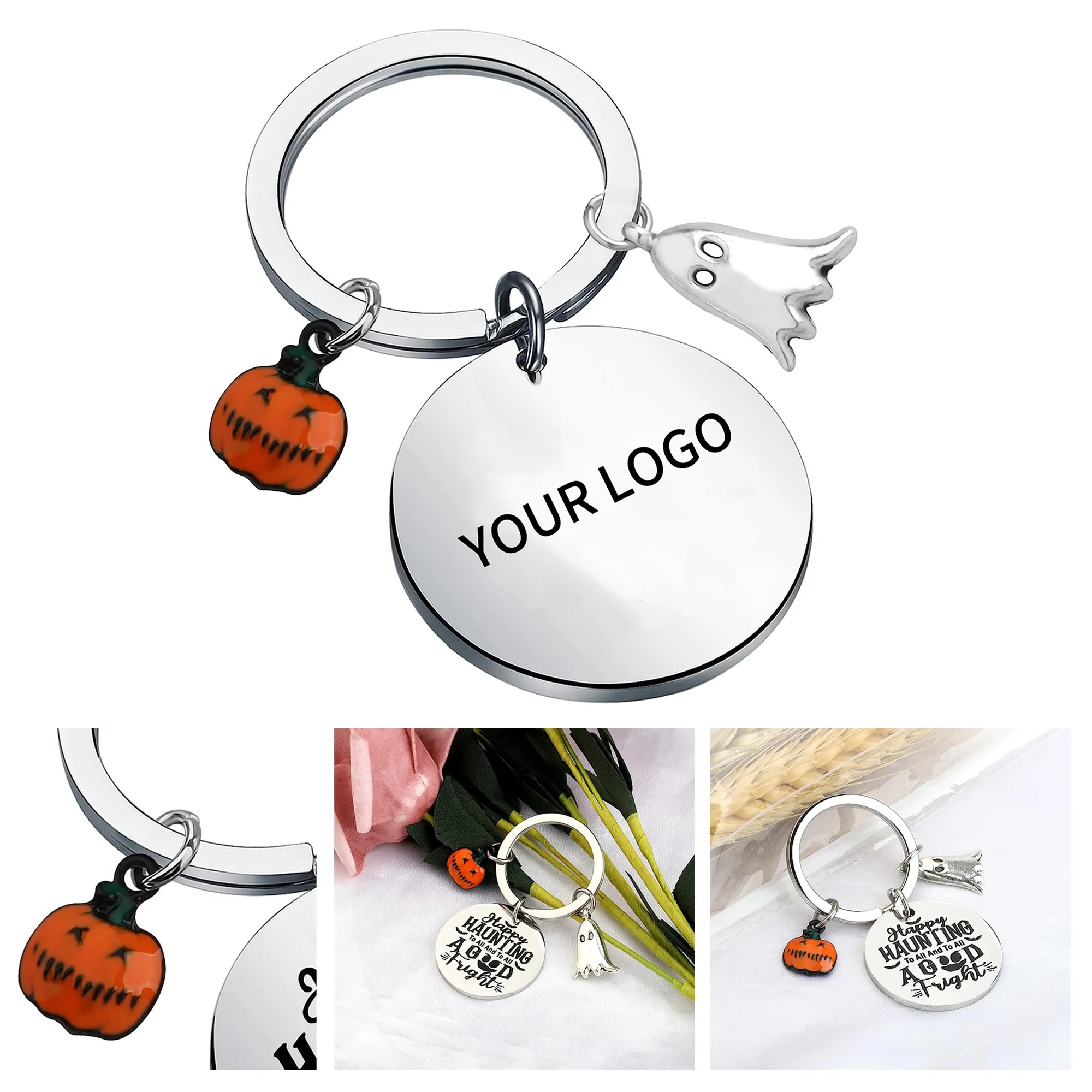 Stainless Halloween Keychain 3