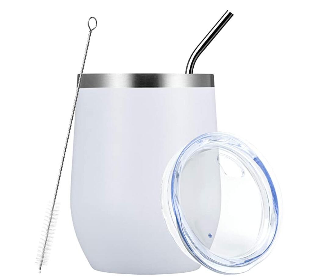 12 oz. Stainless Steel Wine Tumbler 4