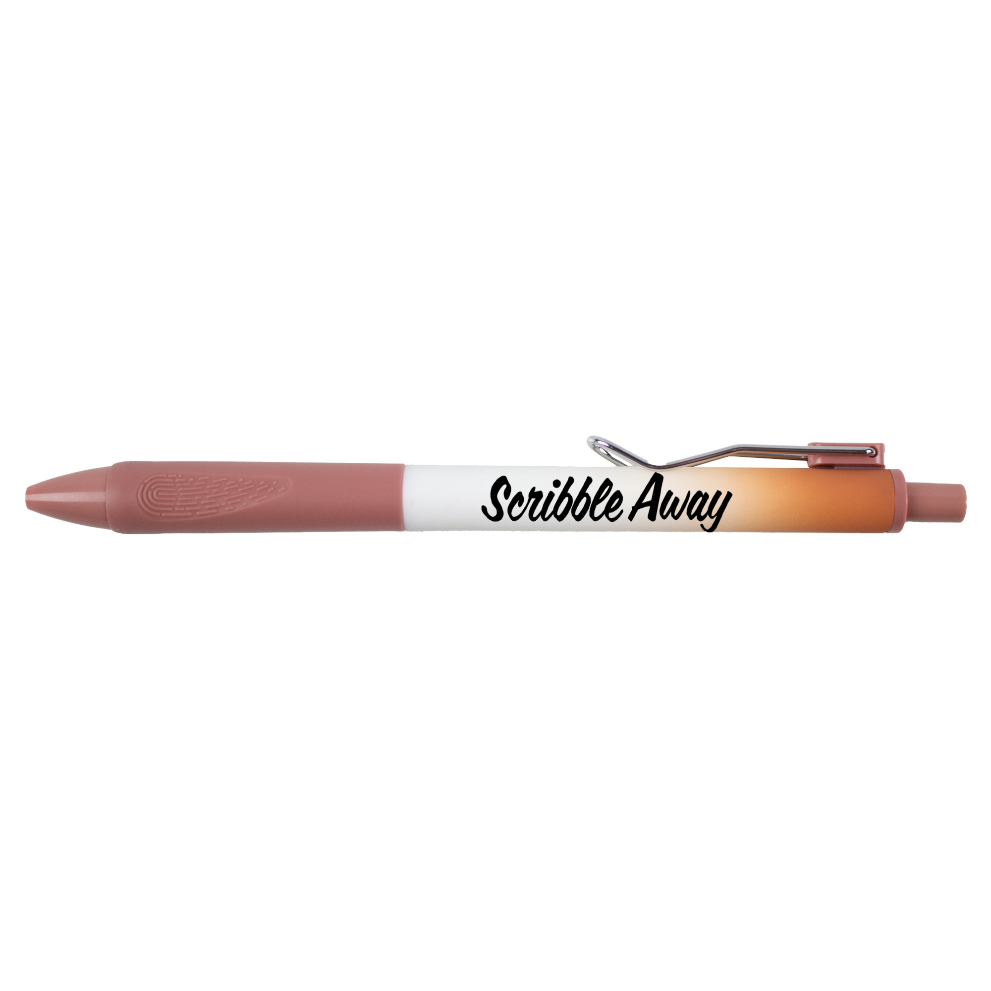 Recycled Ombre Pen with a Rubber Grip & Metal Clip 1