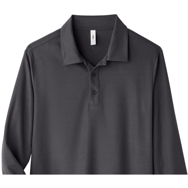 CORE365 Men's Fusion ChromaSoft™ Long-Sleeve Pique Polo 5