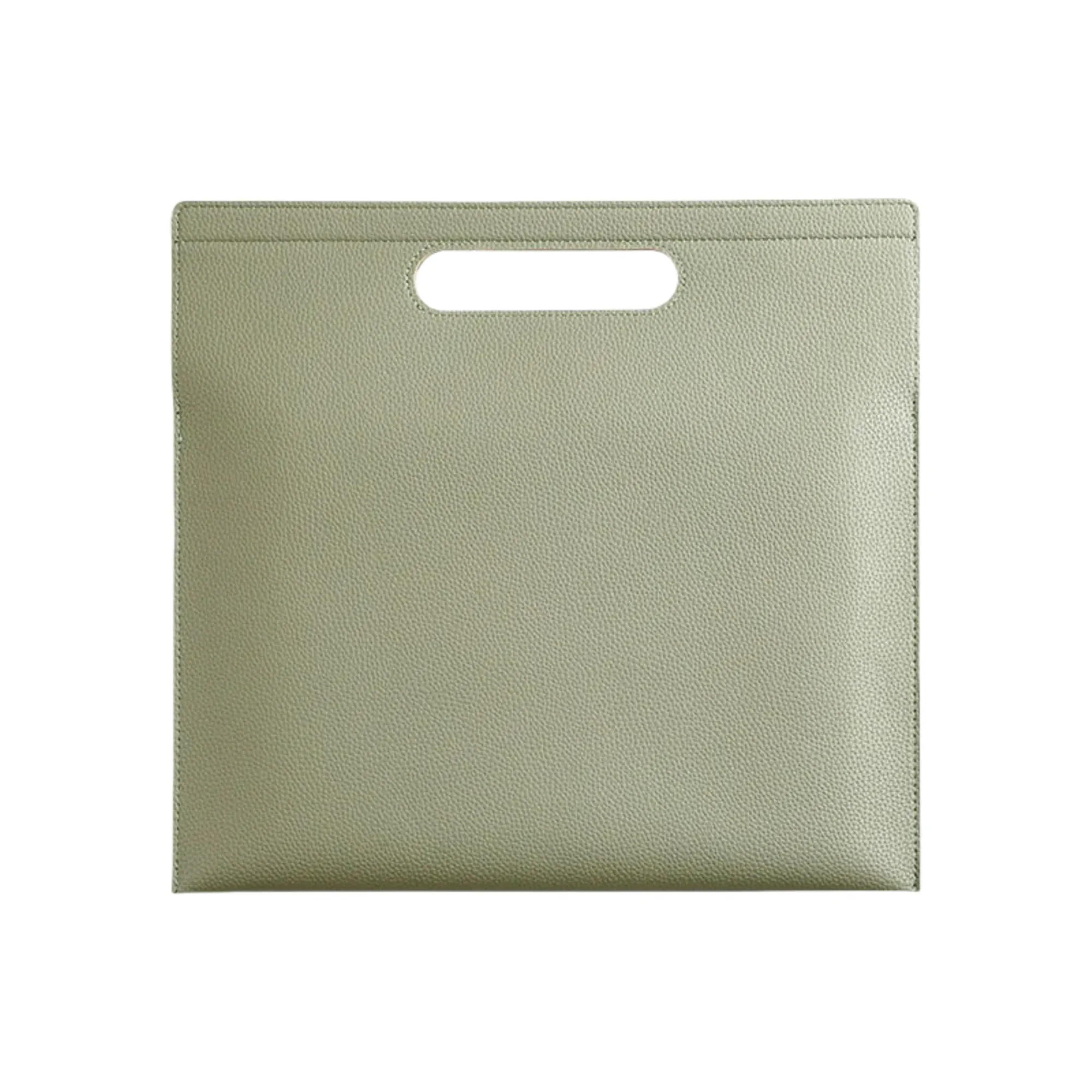 A4 Large Capacity Leather Handheld Document Bag 5