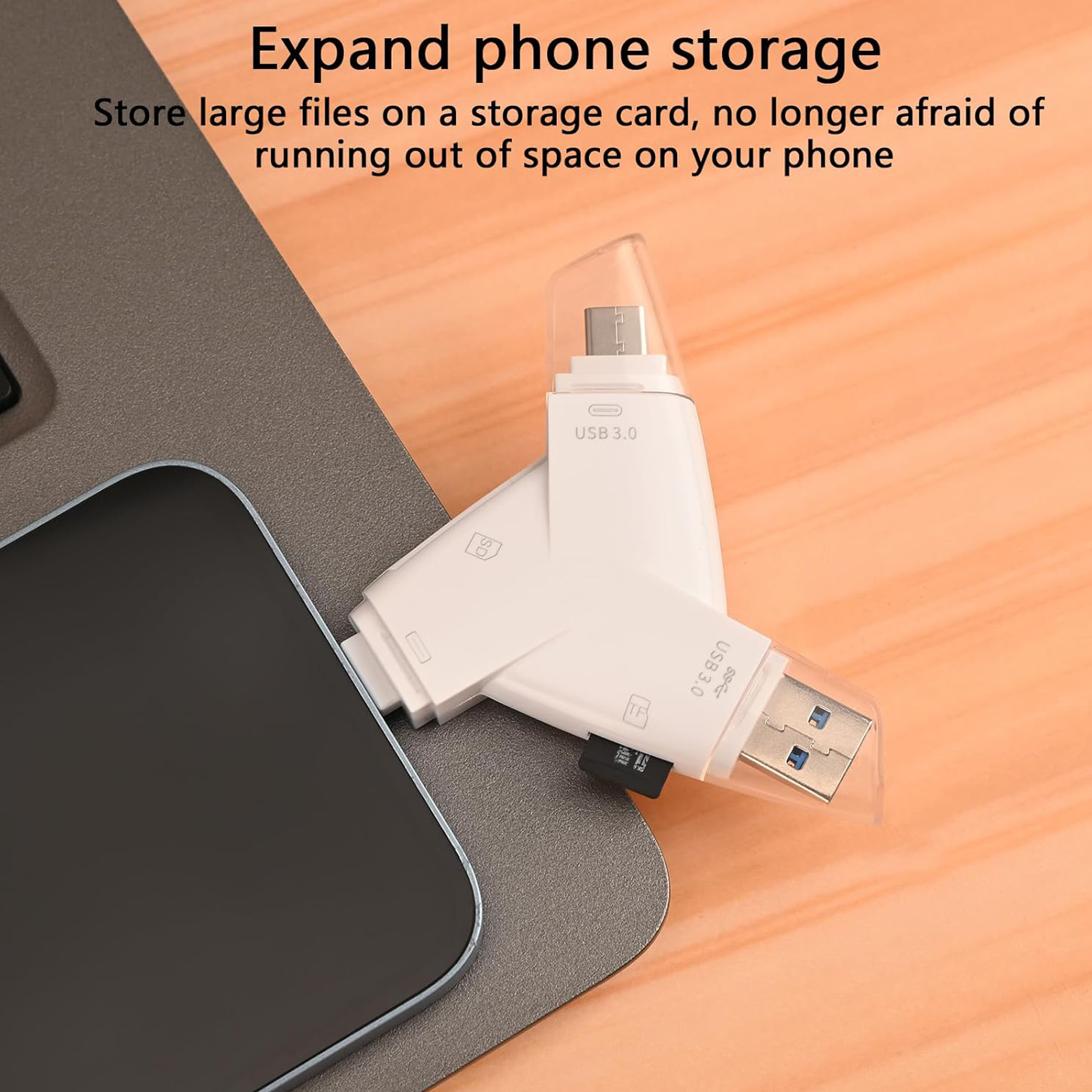 USB-C 3.0 SD Card Reader Adapter 5