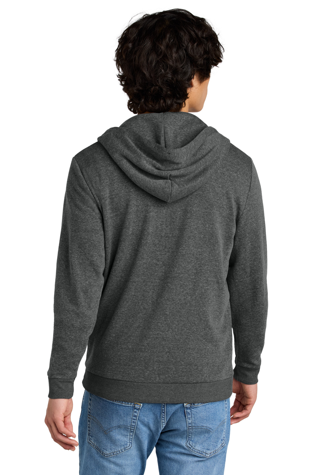 District Perfect Tri Fleece Full-Zip Hoodie DT1302 47