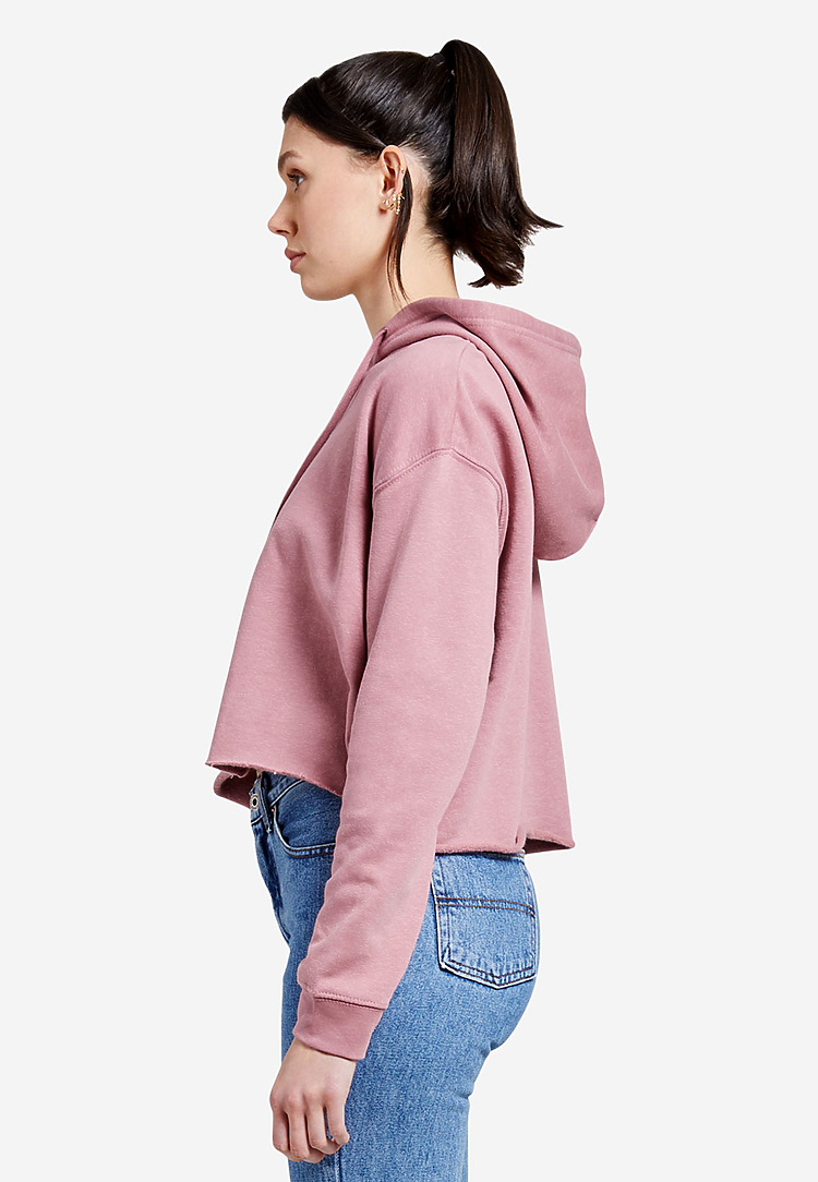 Crop Hoodie, custom hoodie or sweatshirt with logo imprint 7