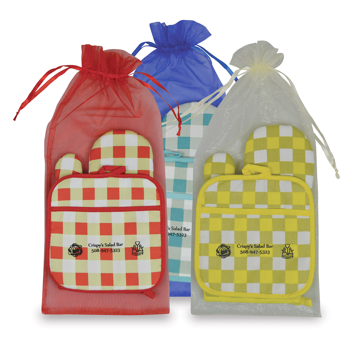 Chef's Therma-Grip Oven Mitt Pot Holder Combo 8