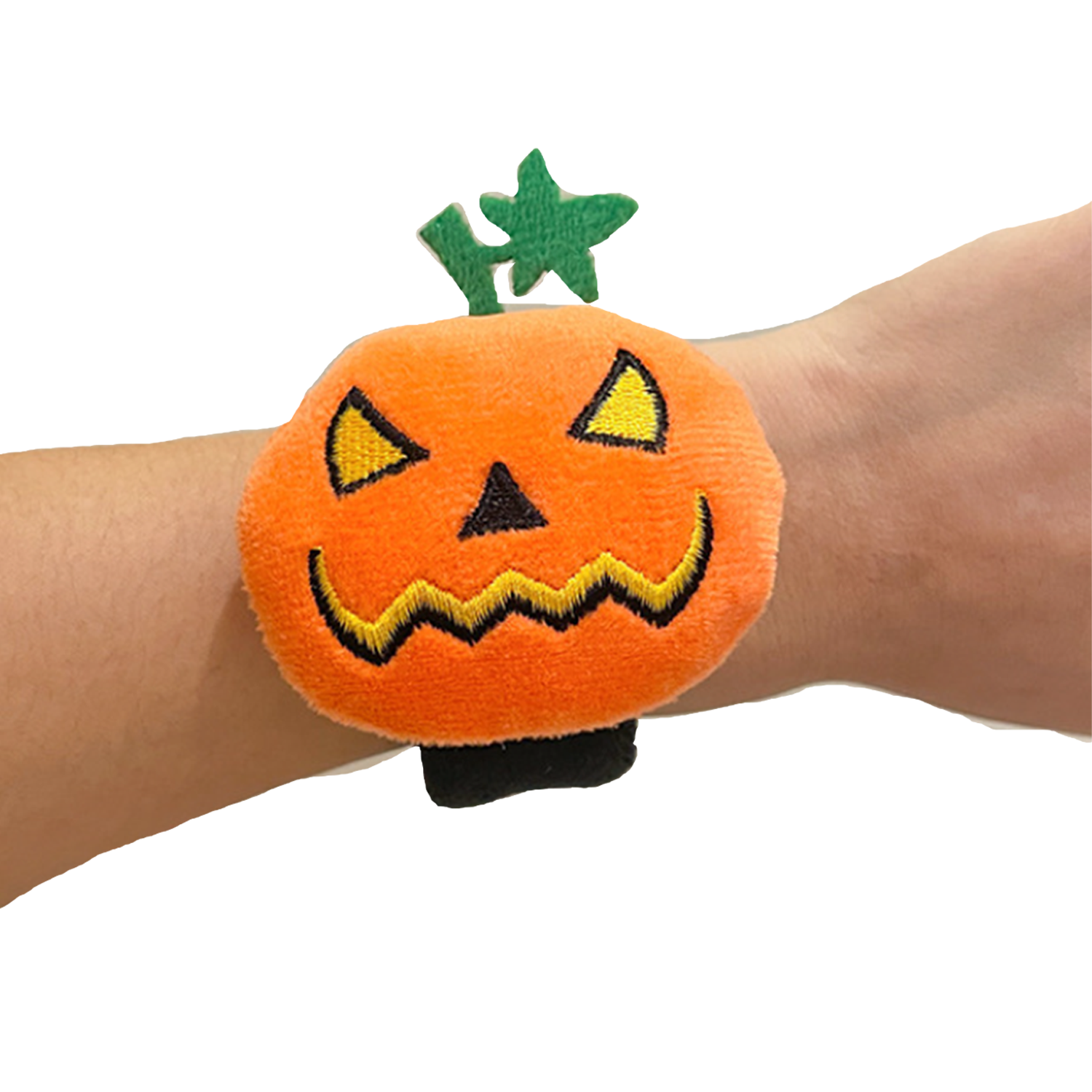 Funny Furry Pumpkin Bracelet for Halloween Party 2