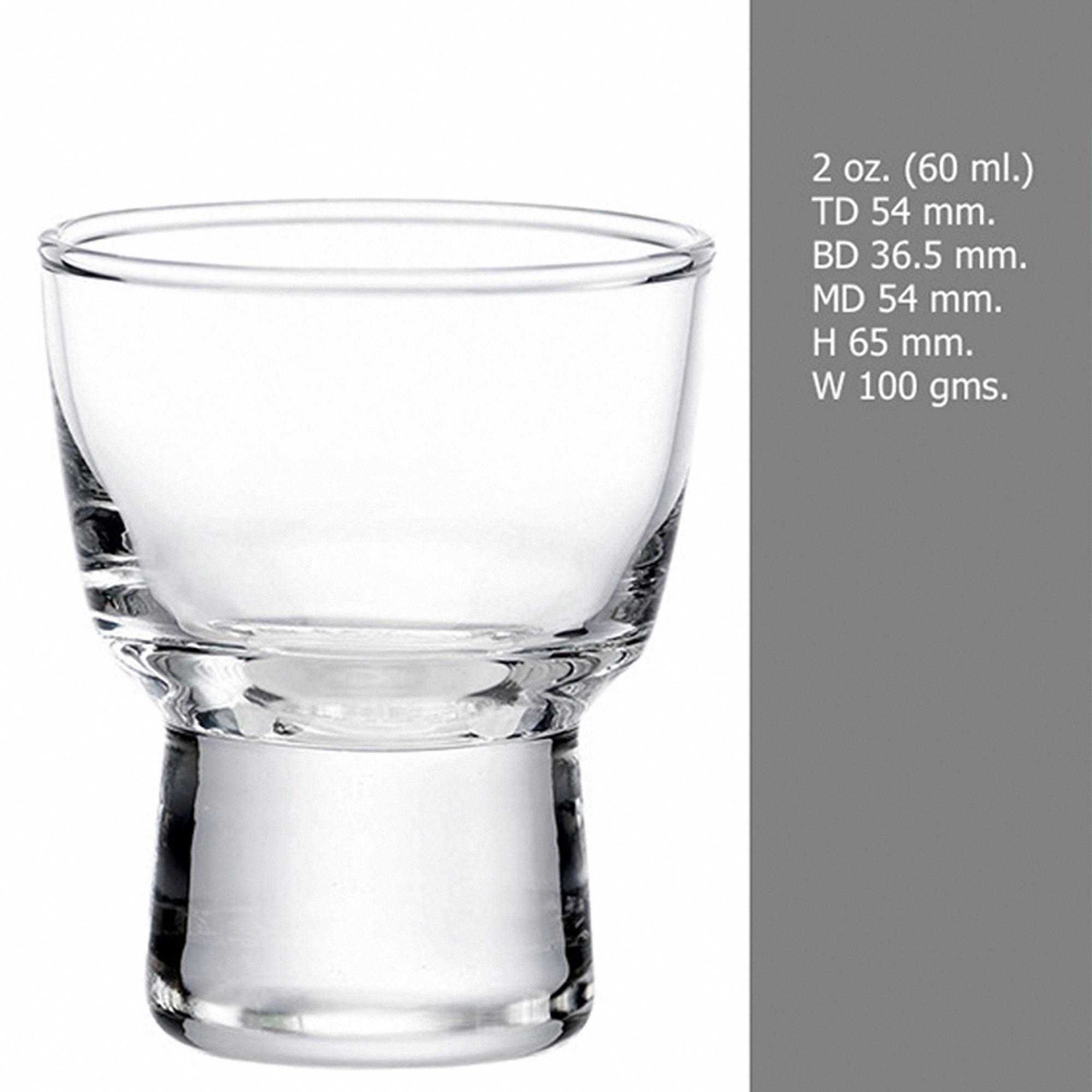 2oz Shot Glasses for Parties and Bar Supplies 2