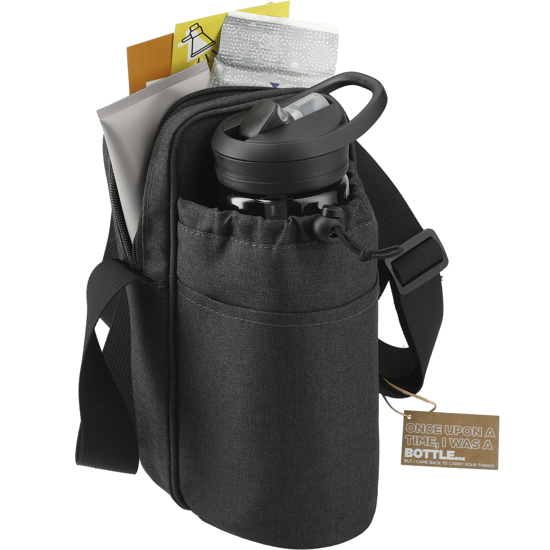 Traver RPET Adjustable Bottle Sling Cooler w/Pouch 2