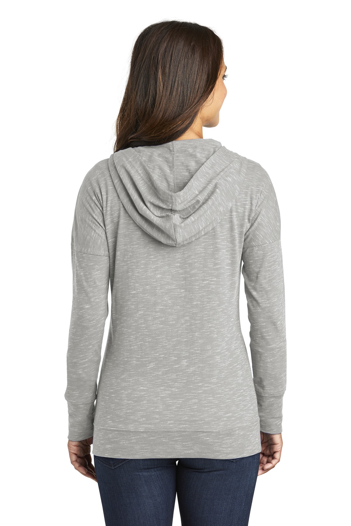 District Women's Medal Full-Zip Hoodie. DT665 3