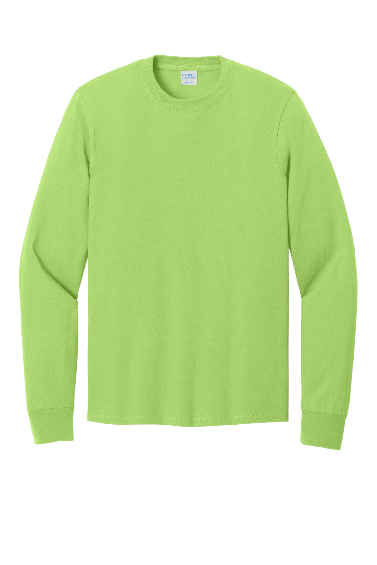 Port & Co Long Sleeve Core Cotton Tee. PC54LS 197