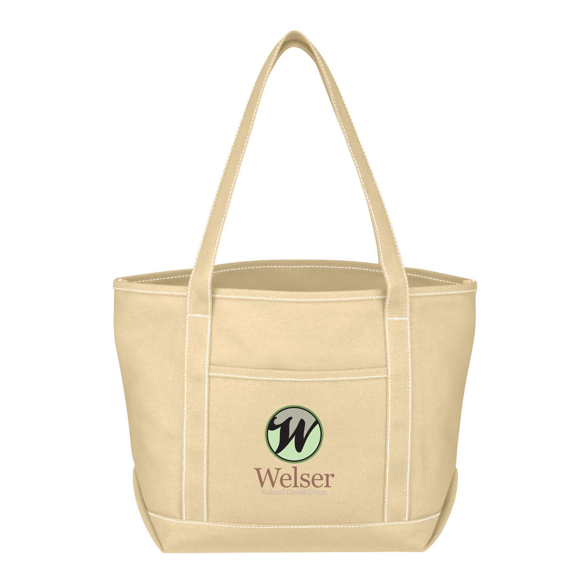Medium Cotton Canvas Yacht Tote Bag 10