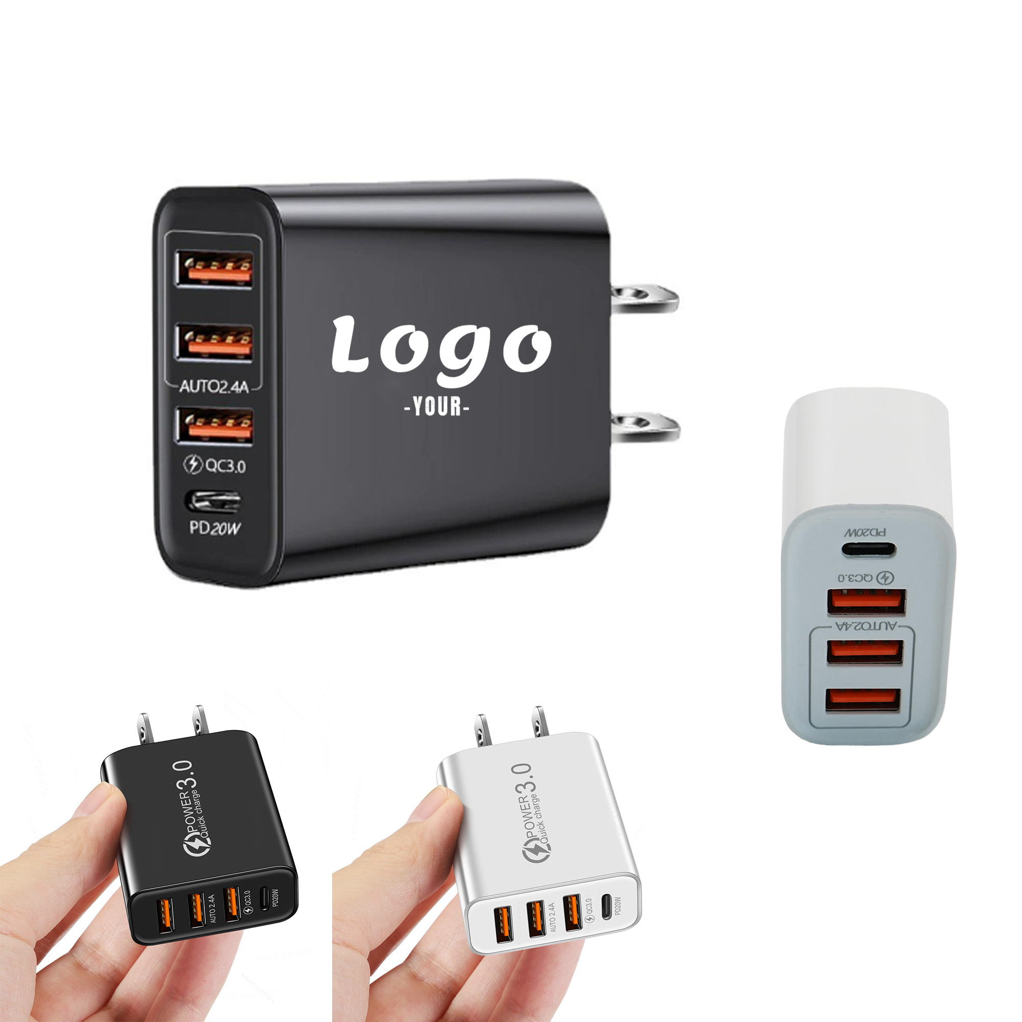 4 Port USB Charging Block 2