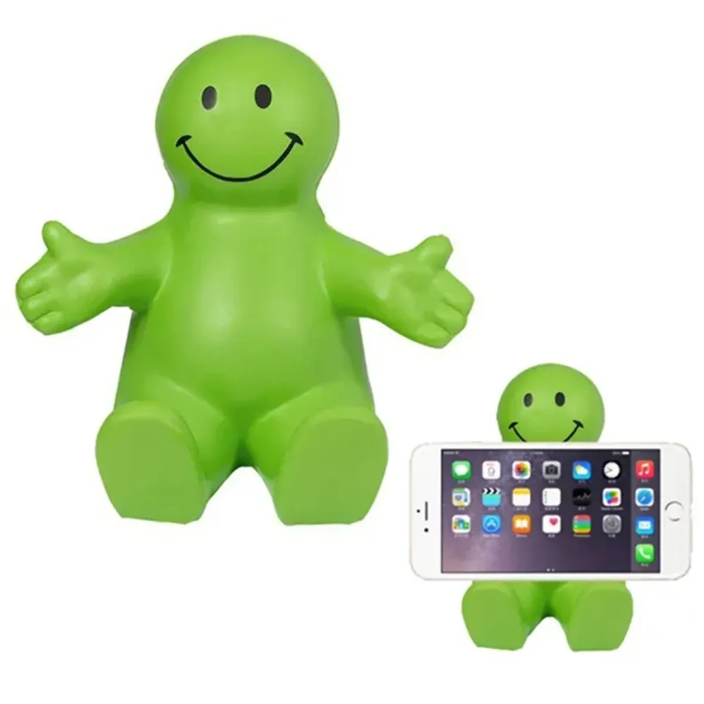 Squeezable Smile Face Phone Holder 7