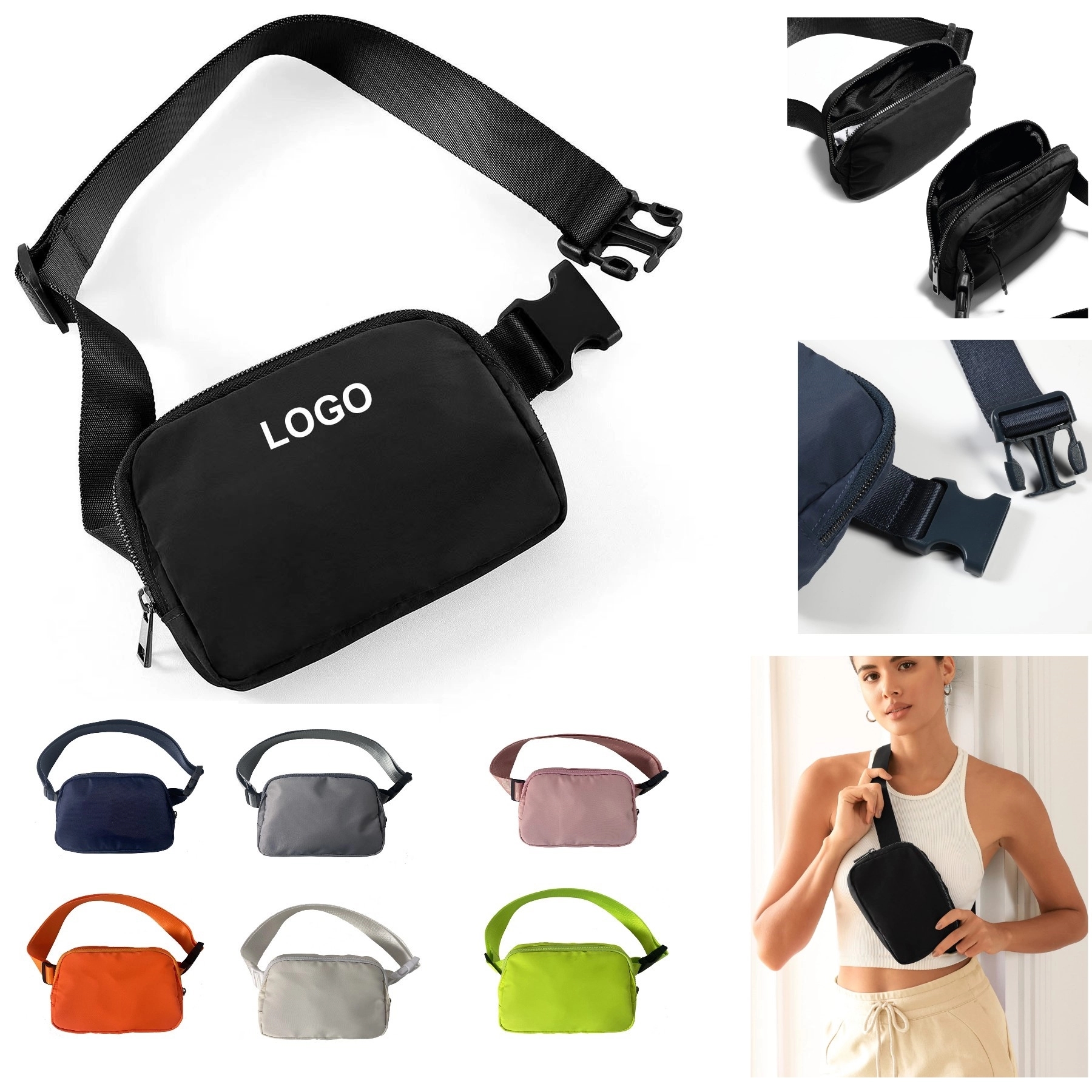 Waterproof Messenger Belt Bag 2