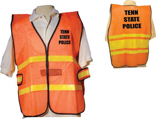 Orange Mesh Safety Vest Rx