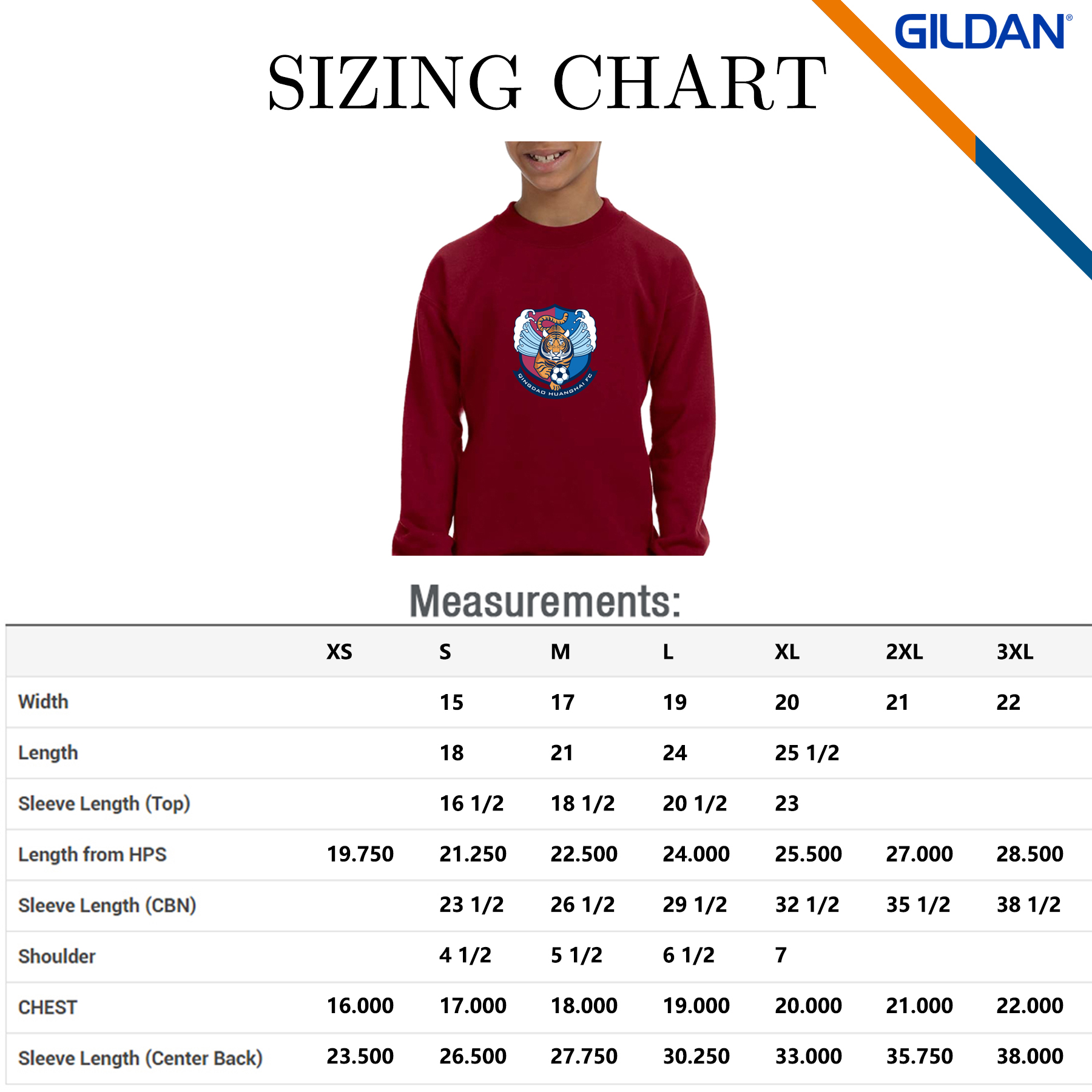 Gildan® Heavy Blend Youth Crew Sweatshirts 2