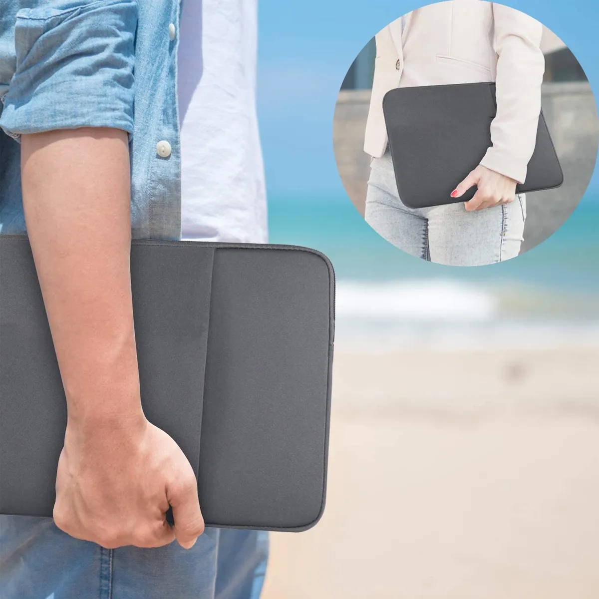 Neoprene Laptop Sleeve with Pocket 3