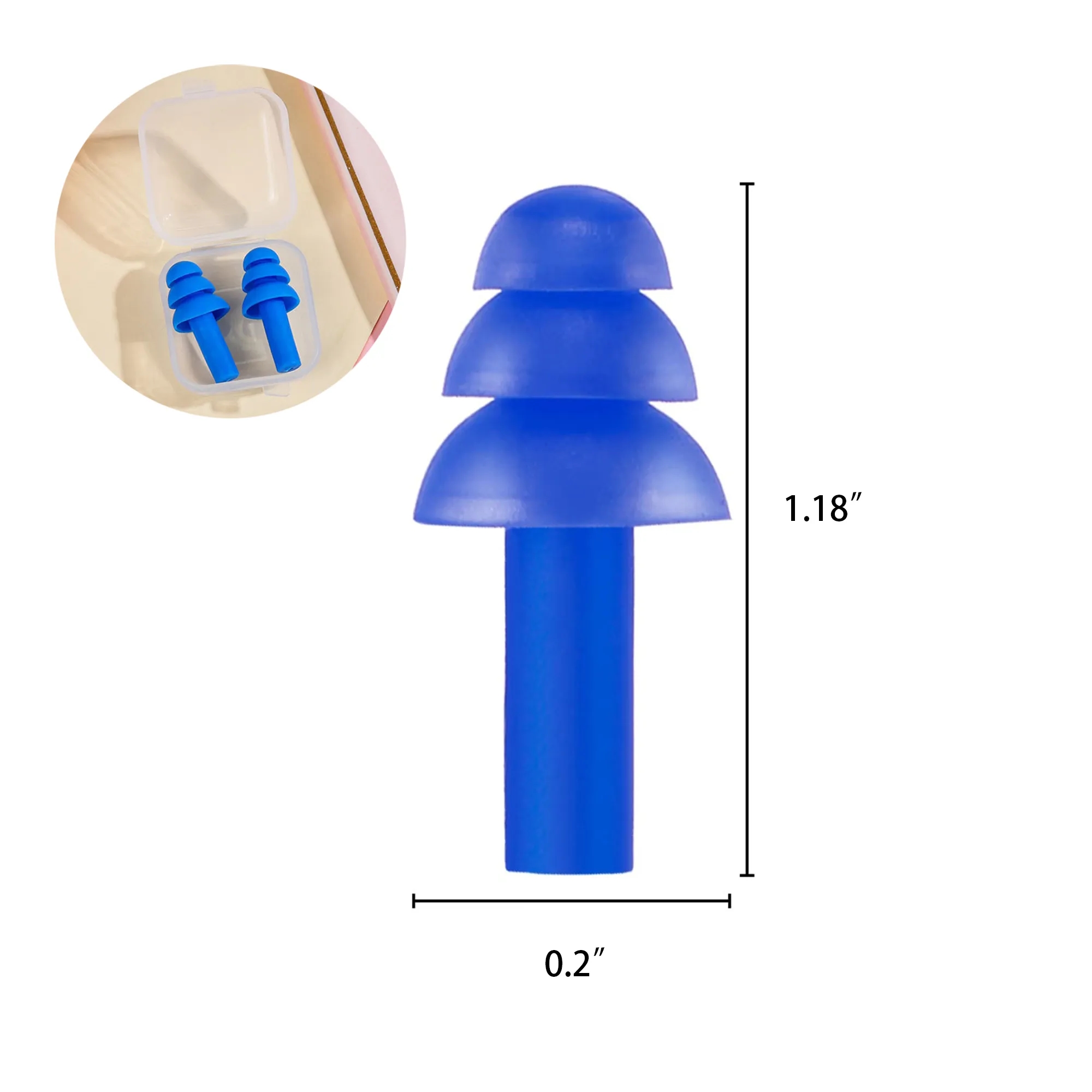 Soft Silicone Earplugs MOQ 100 4