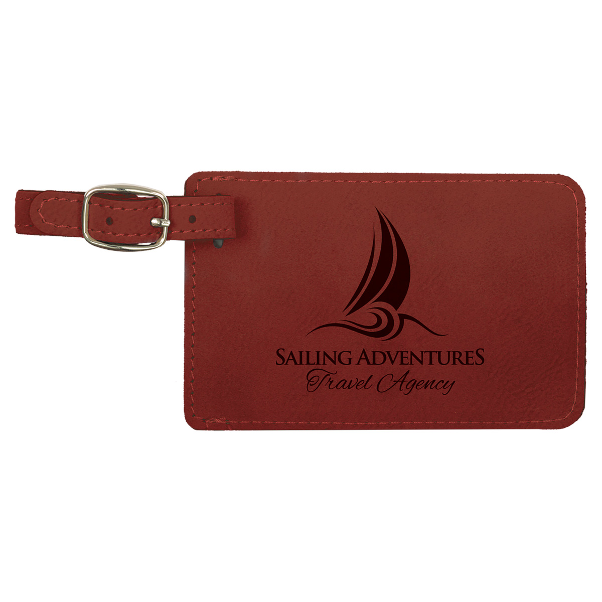 Rose Leatherette Luggage Tag 3