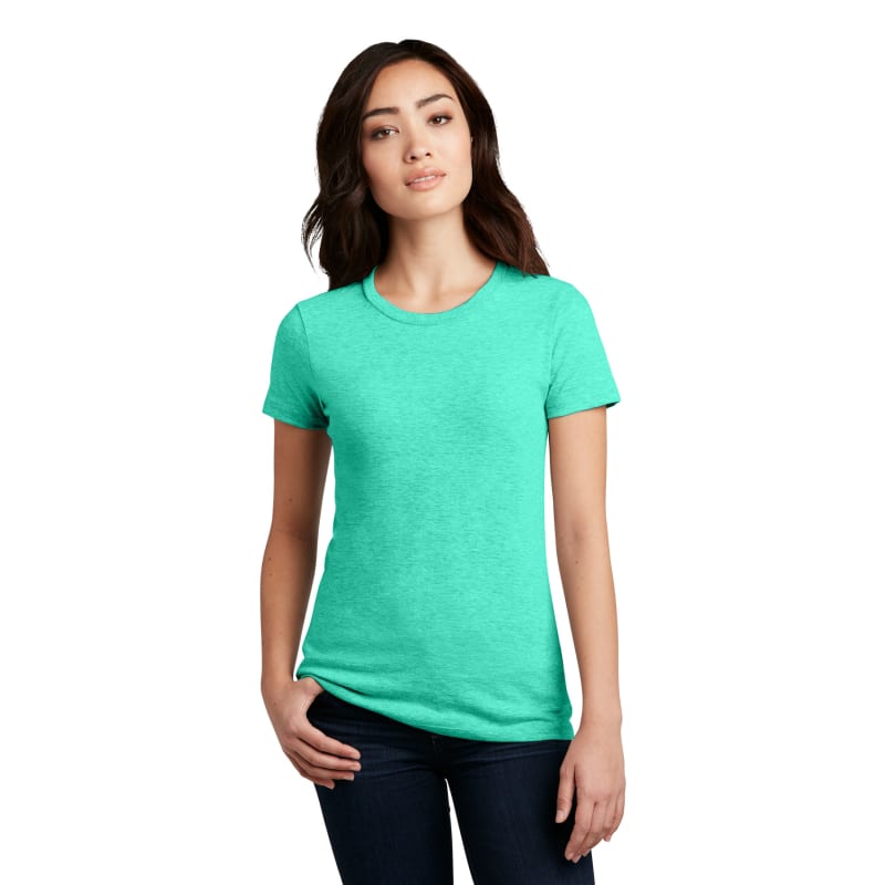 District Women's Perfect Blend CVC Tee. 52