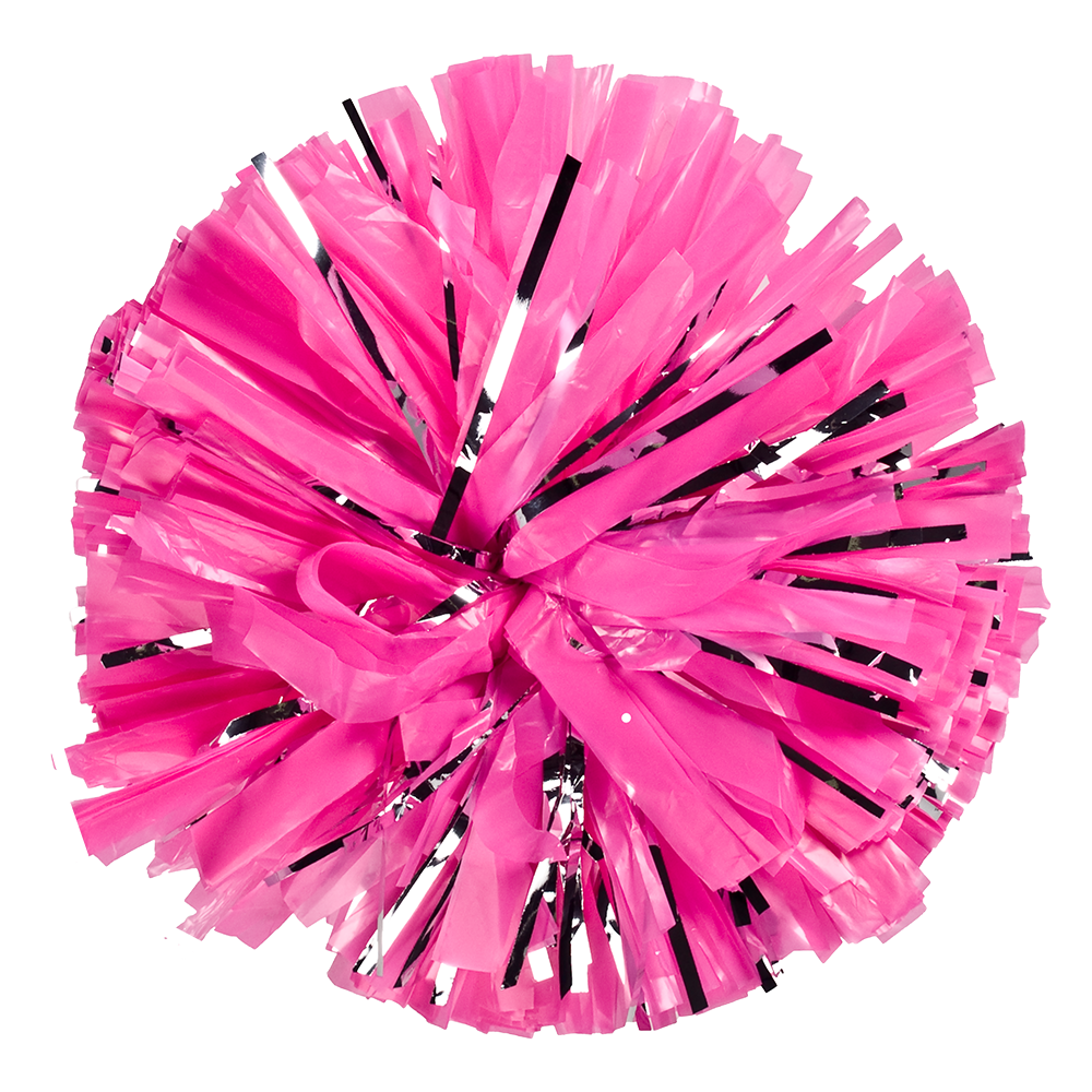Custom Plastic Show Pom with Glitter 42