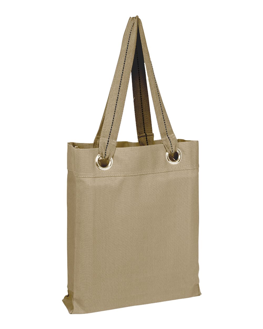 Large Grommet Tote Bag - Q1630, custom tote bag with logo imprint 2