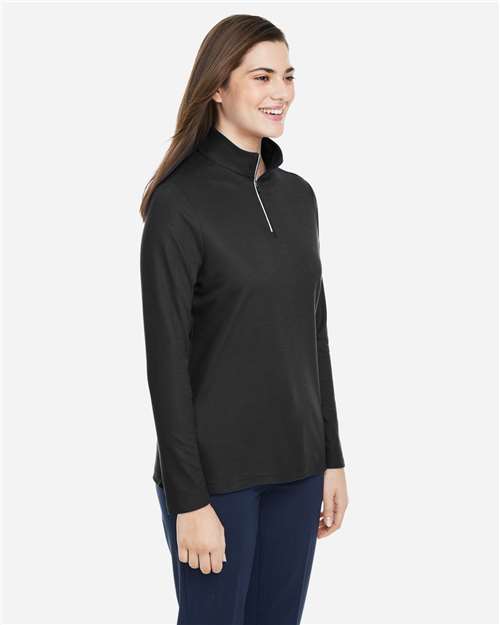 Women's Fusion ChromaSoft™ Pique Quarter-Zip Pullover - CE405W 25